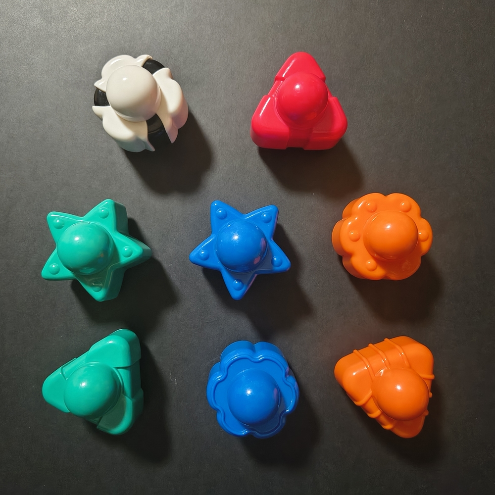 8 Fisher Price Singing Snail Shape Sorter Replacement Stacking Shapes